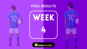 Week 4 pool results 2025