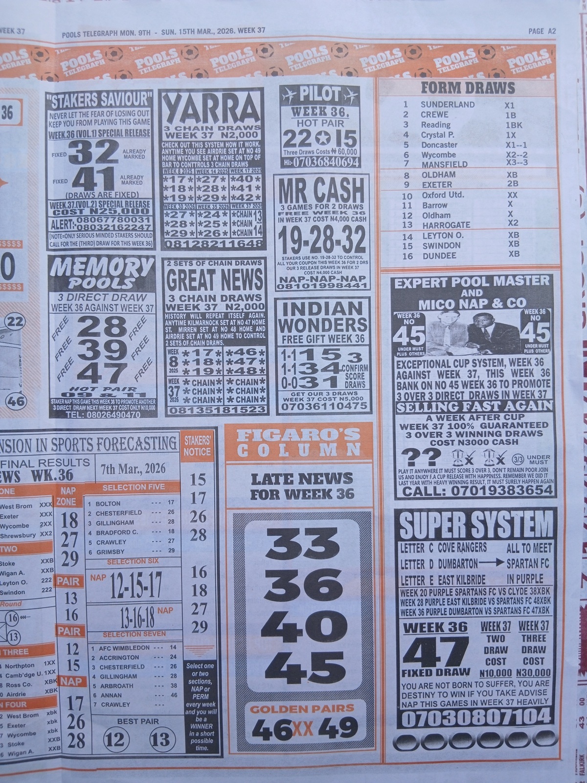 week 37 pools telegraph 2026 page 9