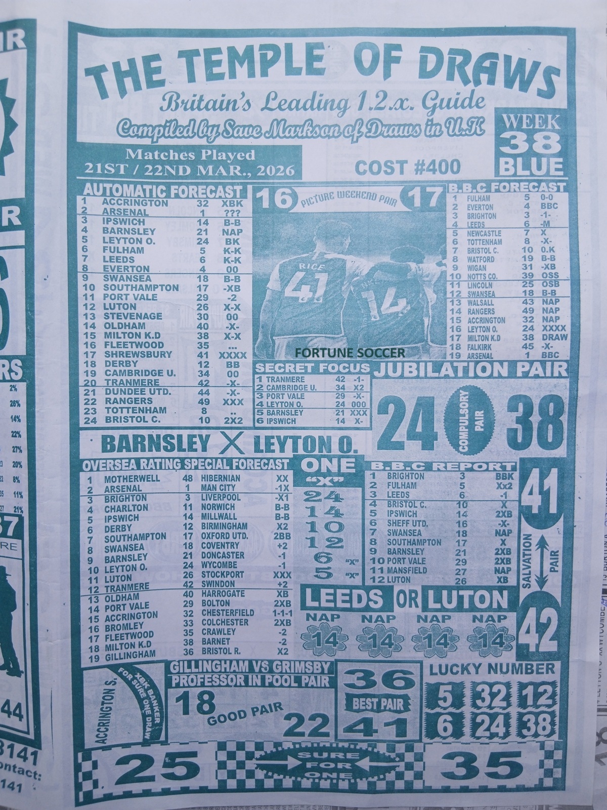 week 38 temple of draws 2026 page 1