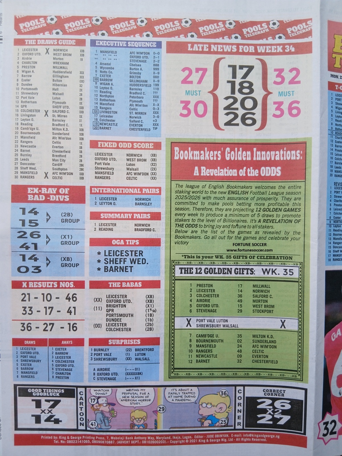 week 35 pools telegraph 2026 page 14