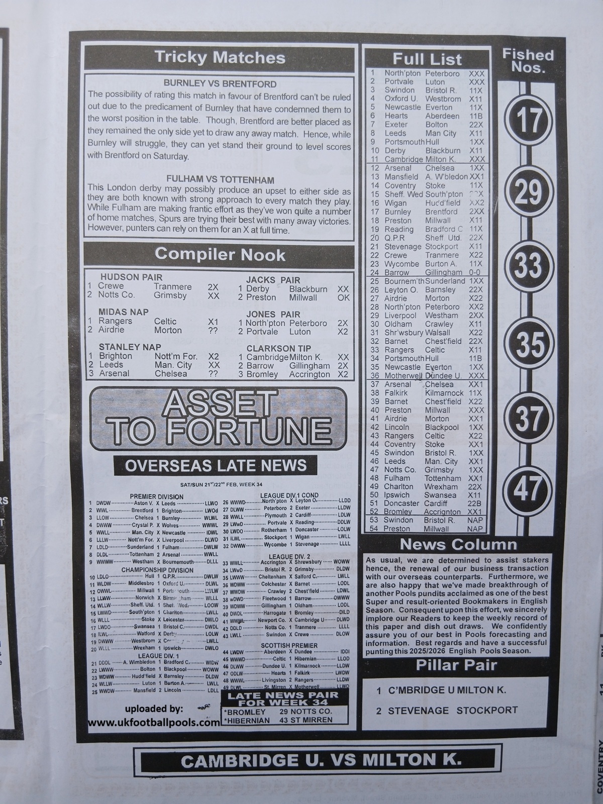 week 35 sporting informant 2026 page 3