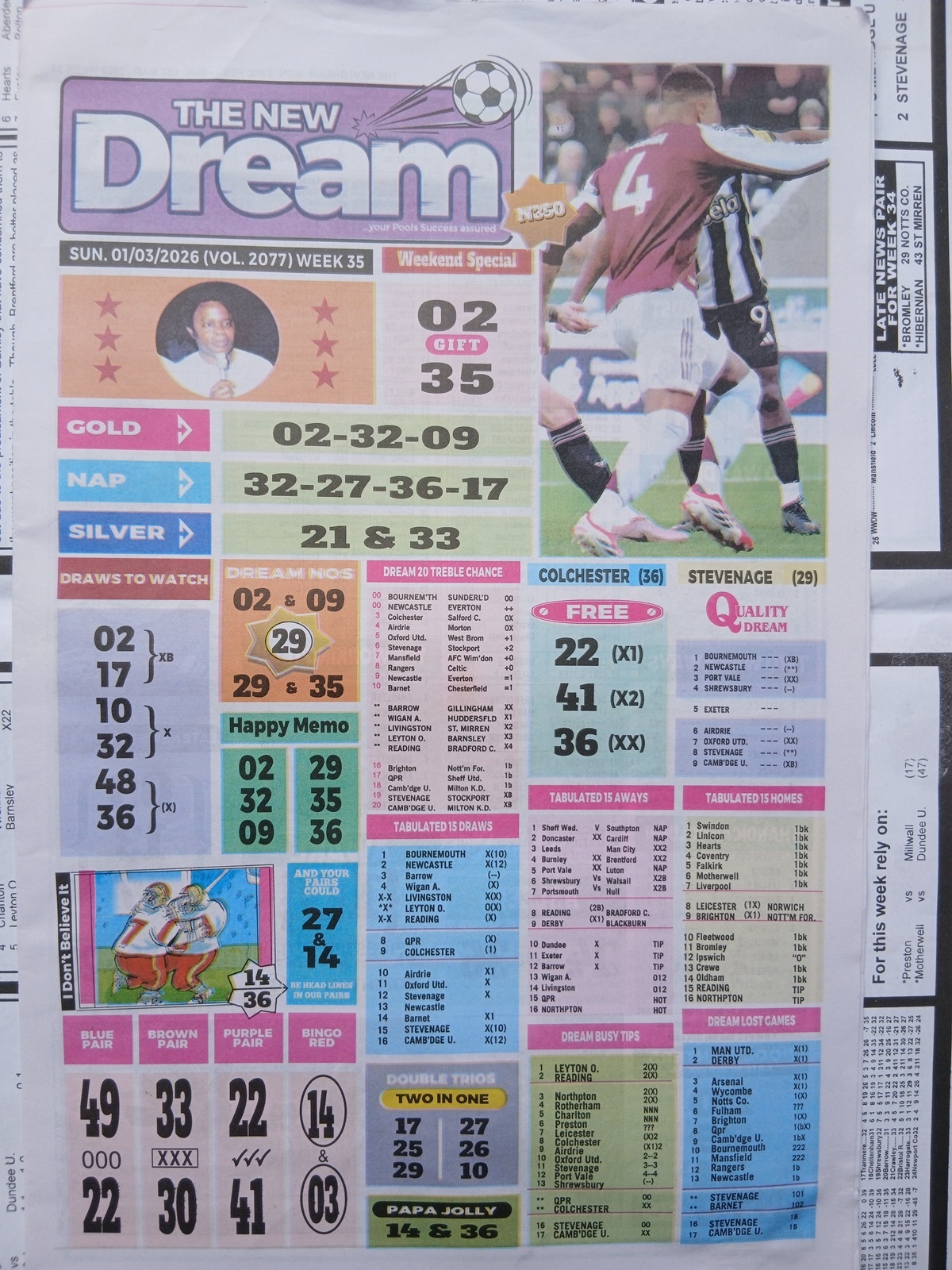 week 35 the new dream 2026 page 1