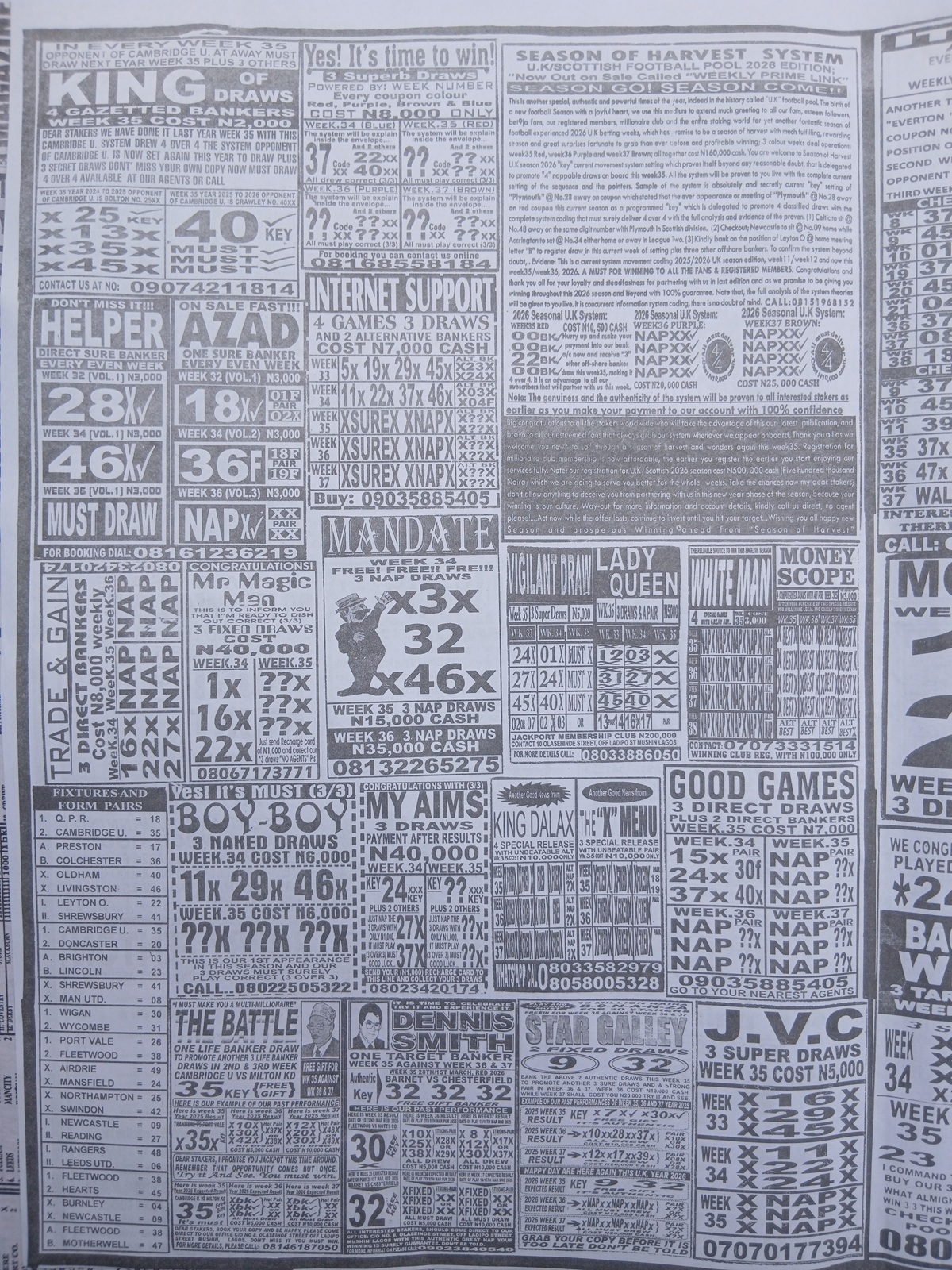 week 35 weekly telegraph 2026 page 12