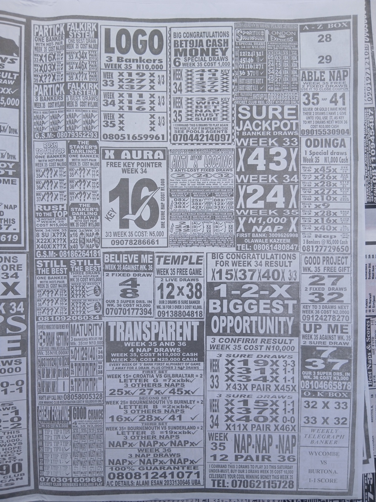 week 35 weekly telegraph 2026 page 17