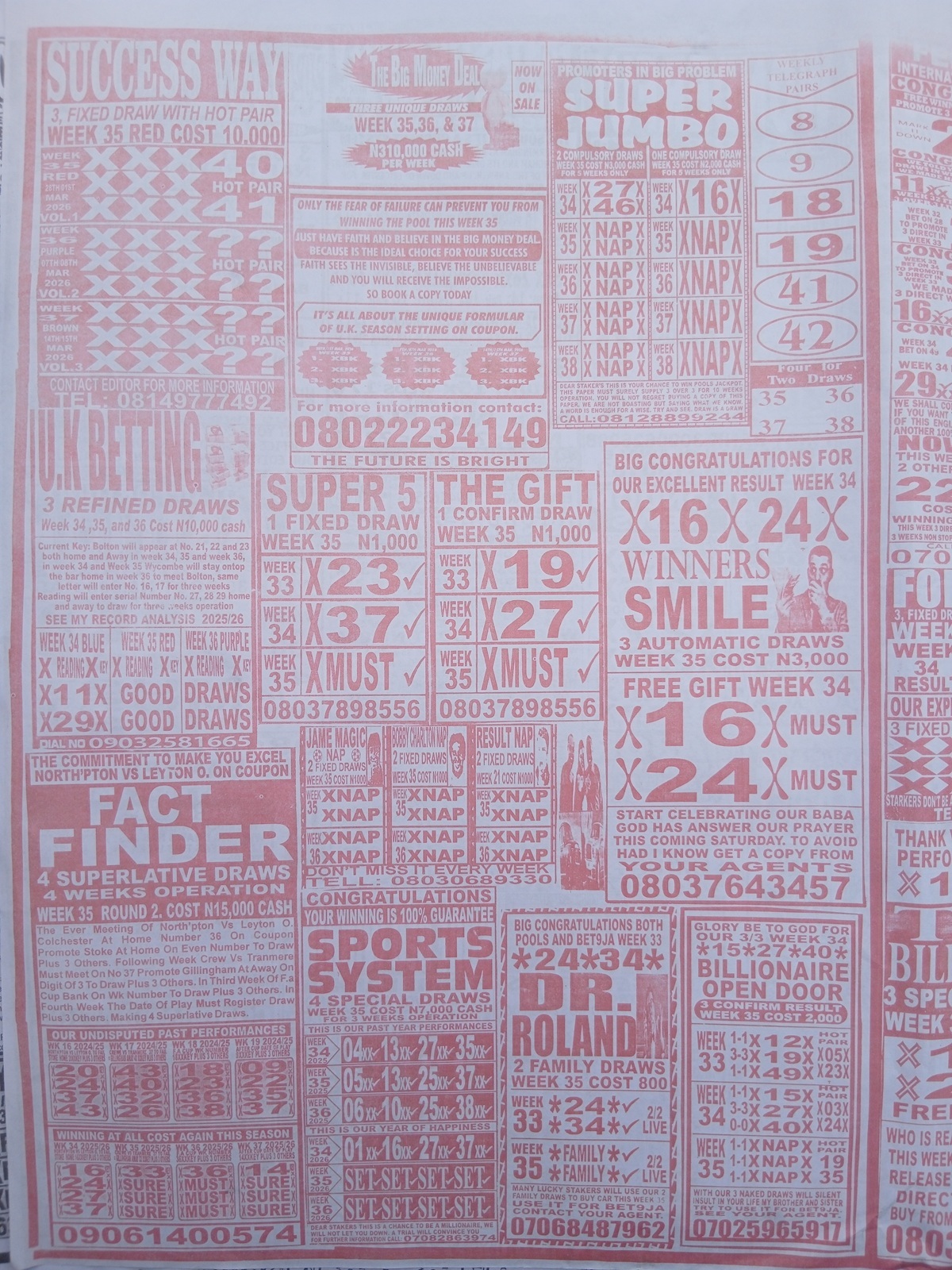 week 35 weekly telegraph 2026 page 22