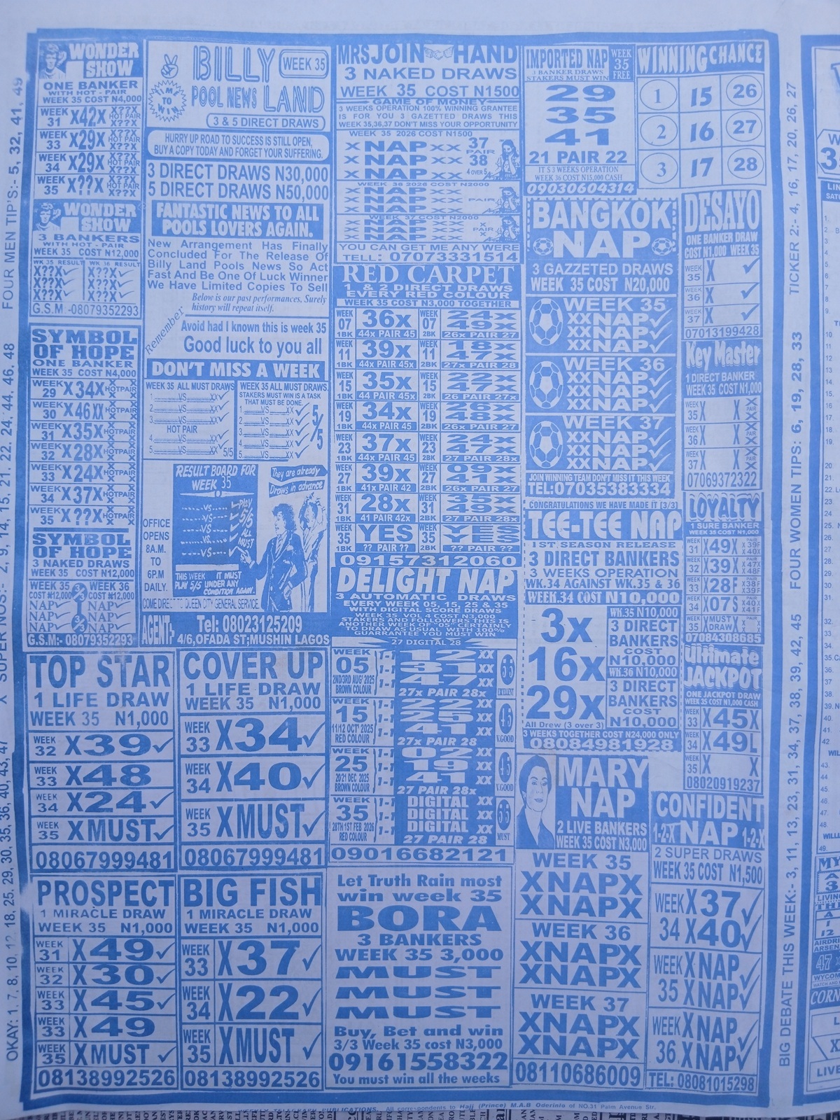 week 35 weekly telegraph 2026 page 24