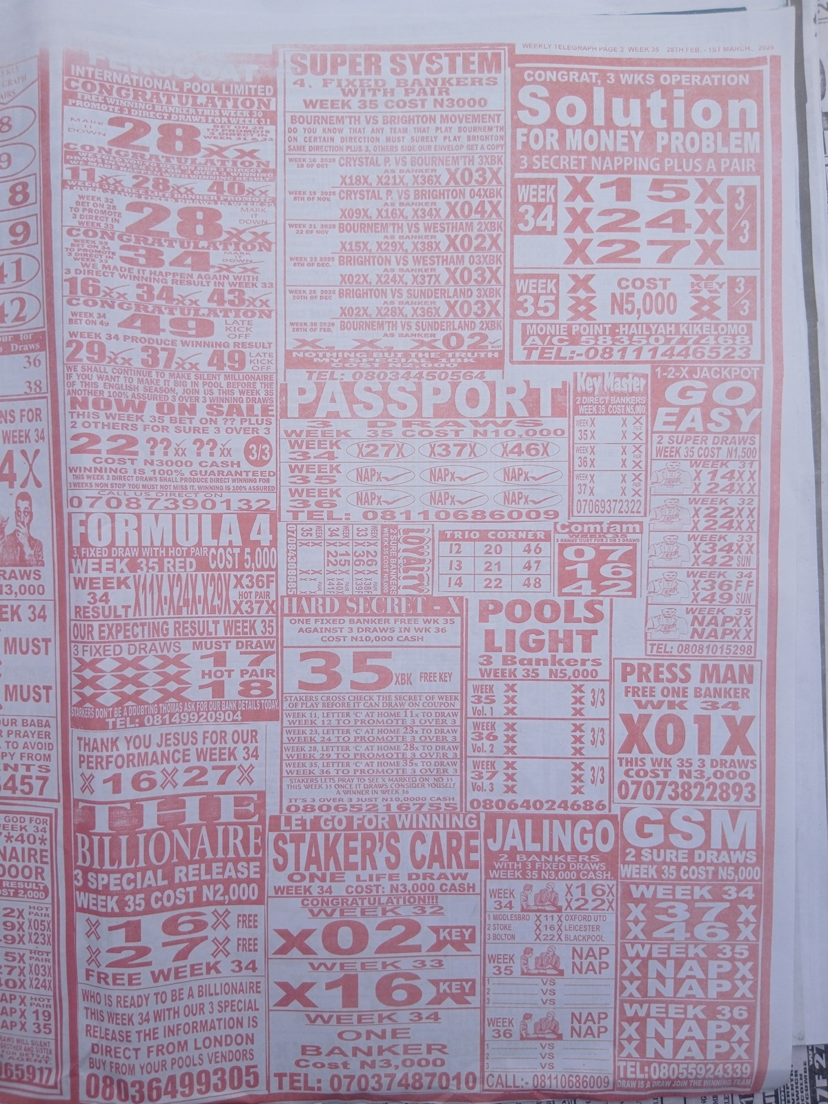 week 35 weekly telegraph 2026 page 3