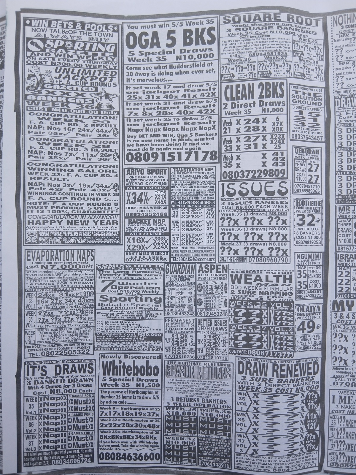 week 35 weekly telegraph 2026 page 6