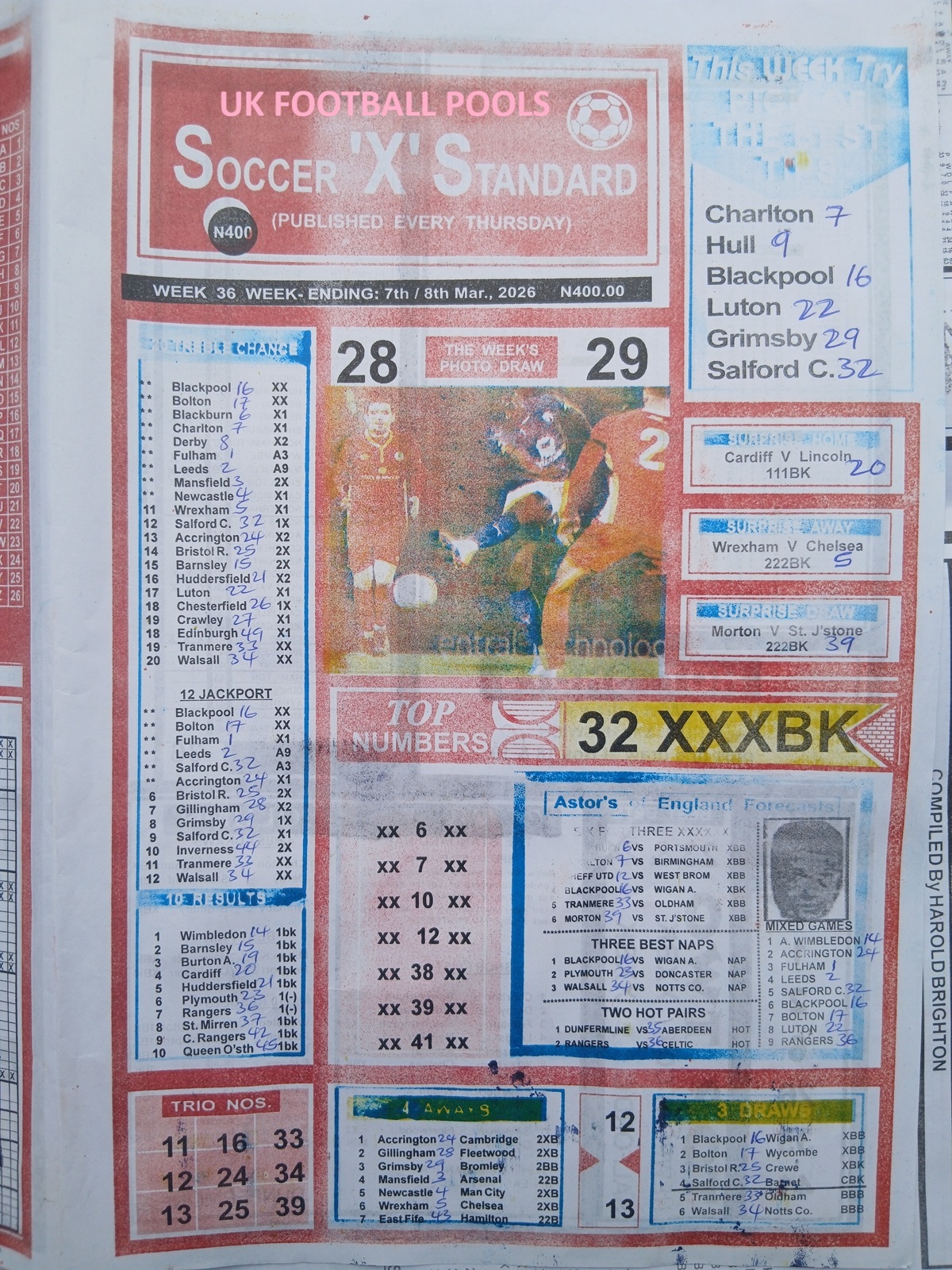 week 36 soccer x standard 2026 page 1