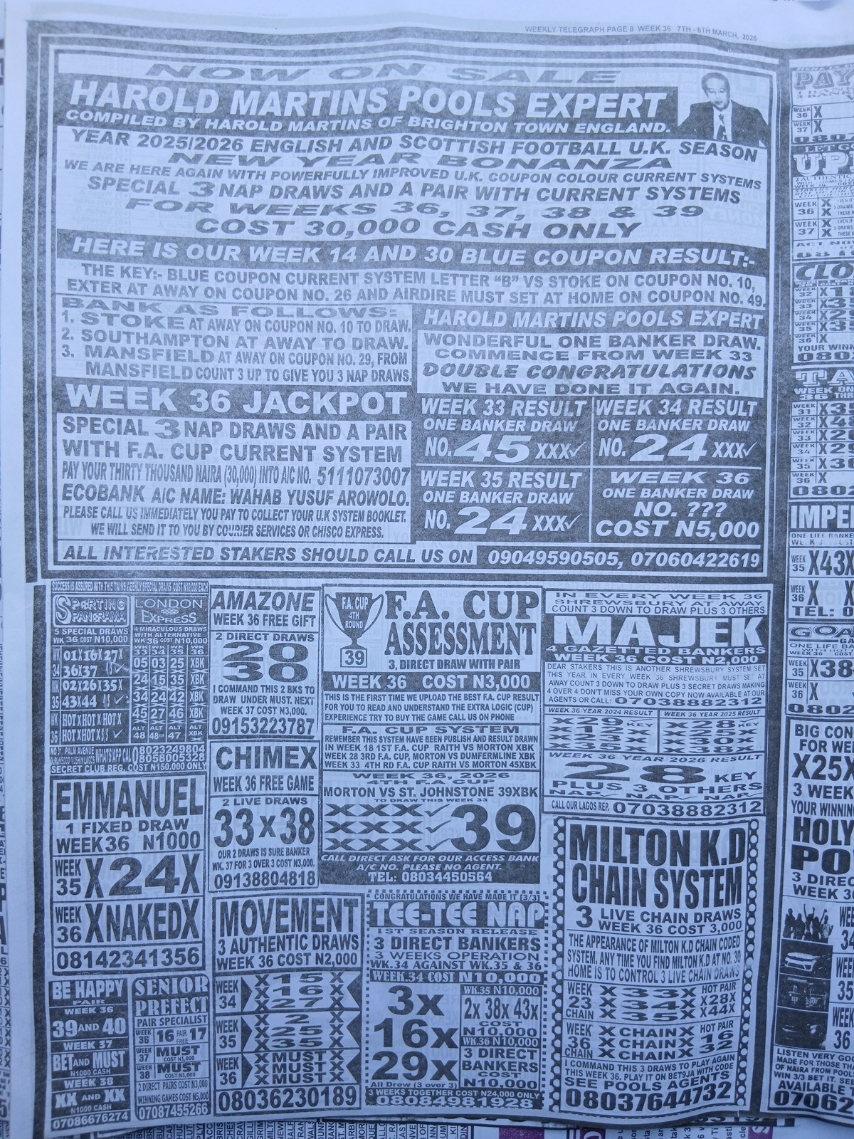 week 36 weekly telegraph 2026 page 10