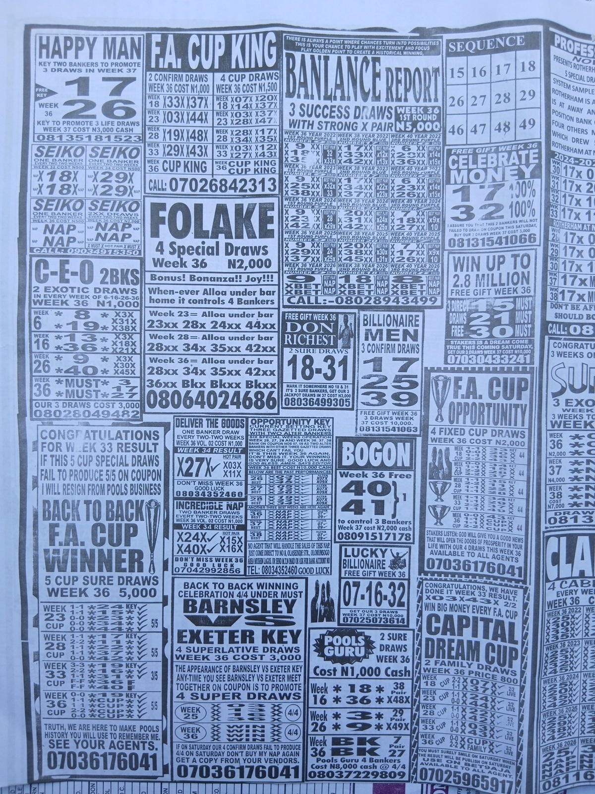 week 36 weekly telegraph 2026 page 14
