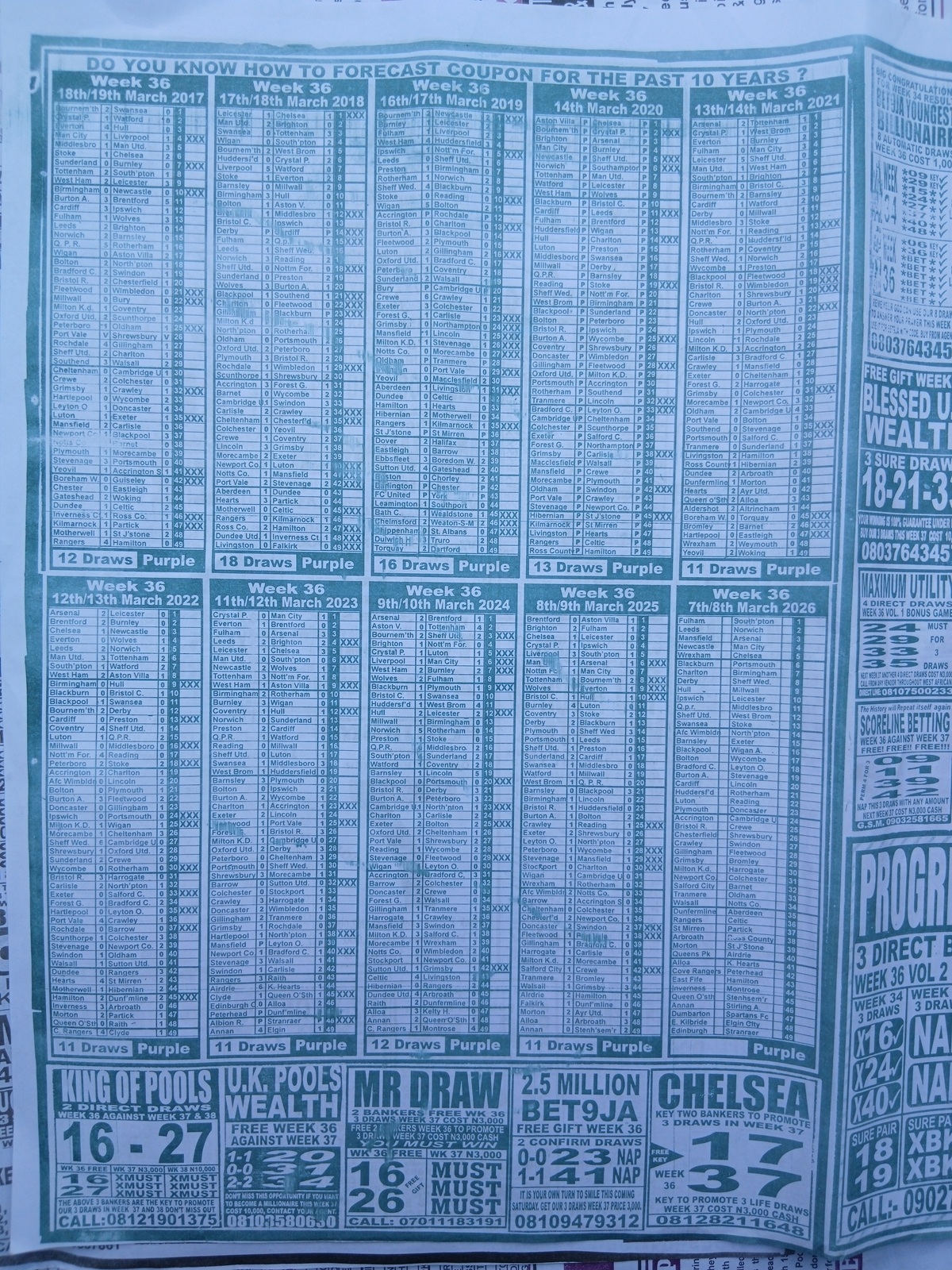 week 36 weekly telegraph 2026 page 22