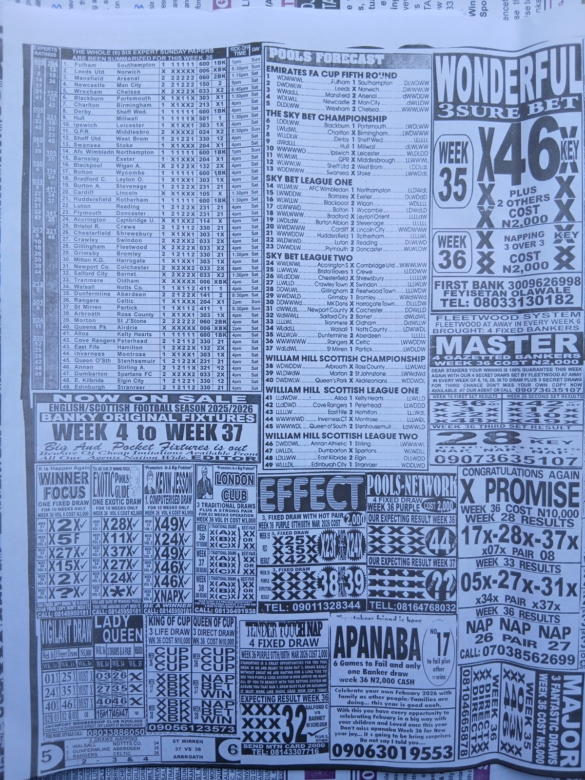 week 36 weekly telegraph 2026 page 6