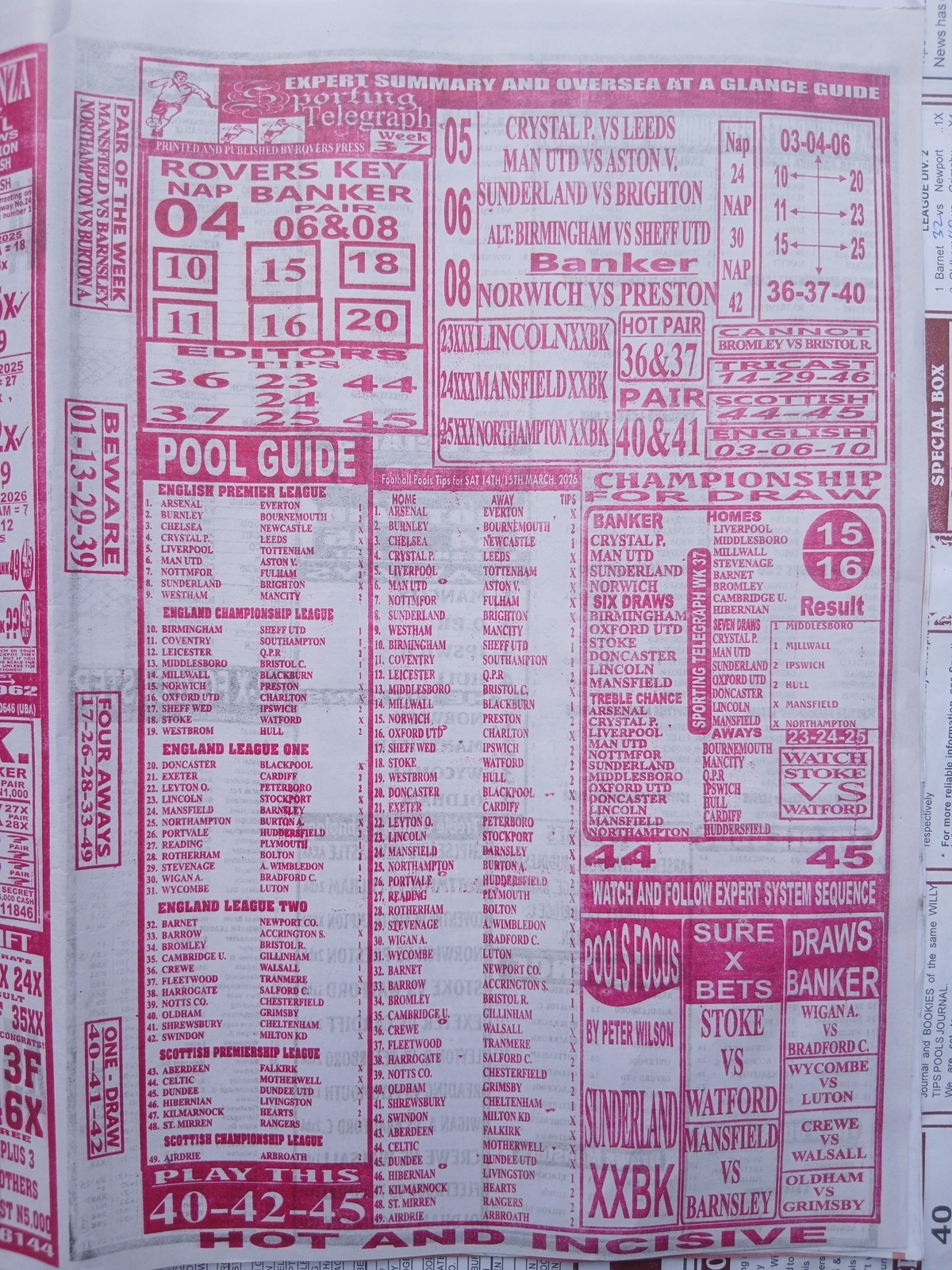 week 37 sporting telegraph 2026 page 3