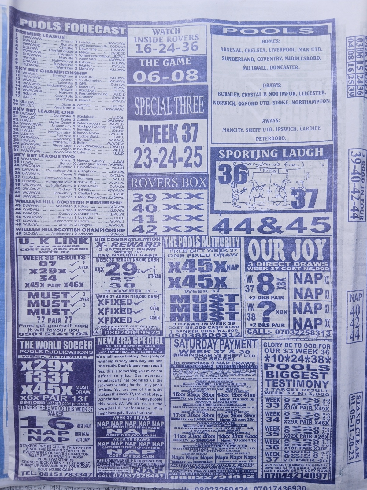 week 37 sporting telegraph 2026 page 8