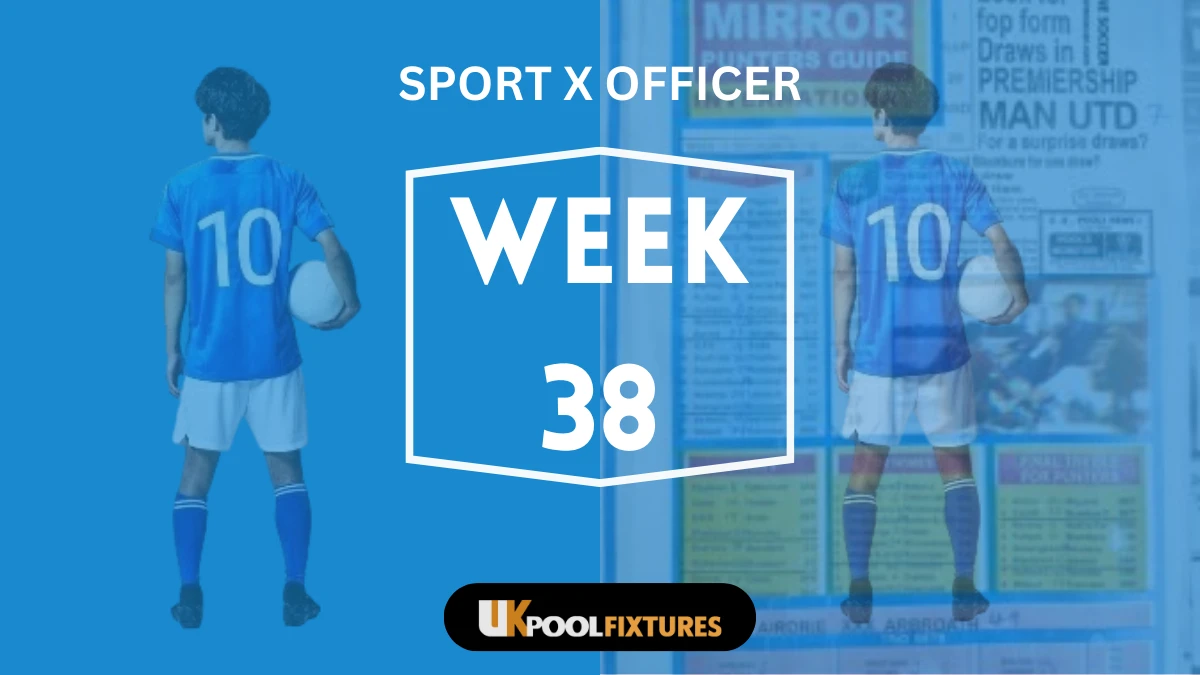 Week 38 Pool Late Newspapers Sport Officer