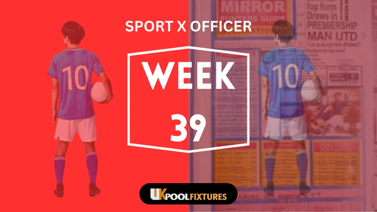Week 39 Pool Late Newspapers Sport Officer