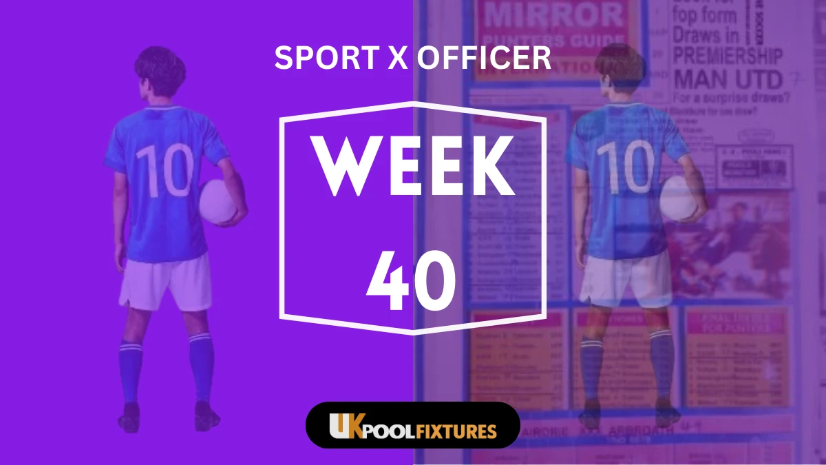 Week 40 Pool Late Newspapers Sport Officer