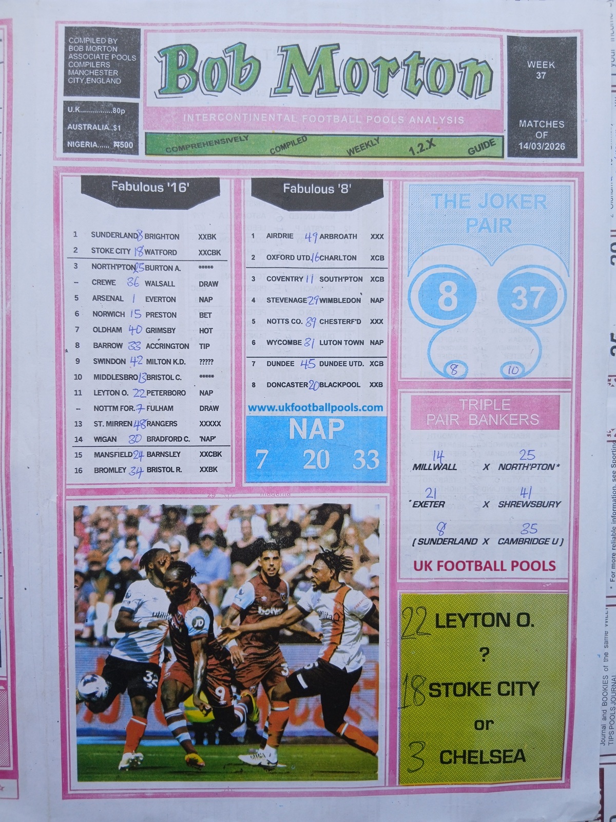 week 37 bob morton 2026 page 1