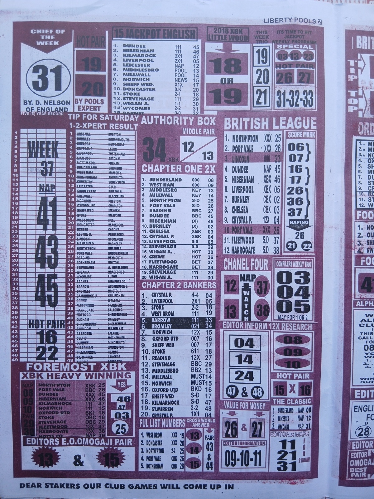 week 37 liberty international 2026 page 2