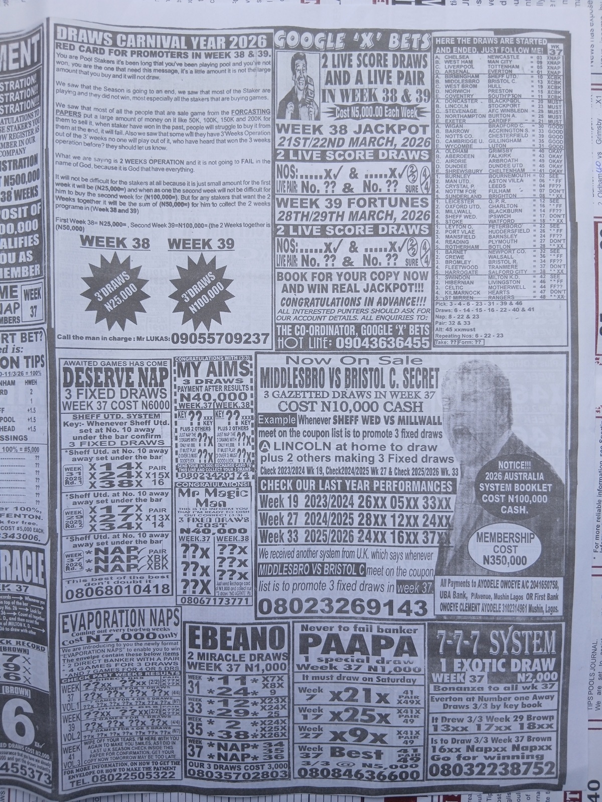 week 37 weekly telegraph 2026 page 11