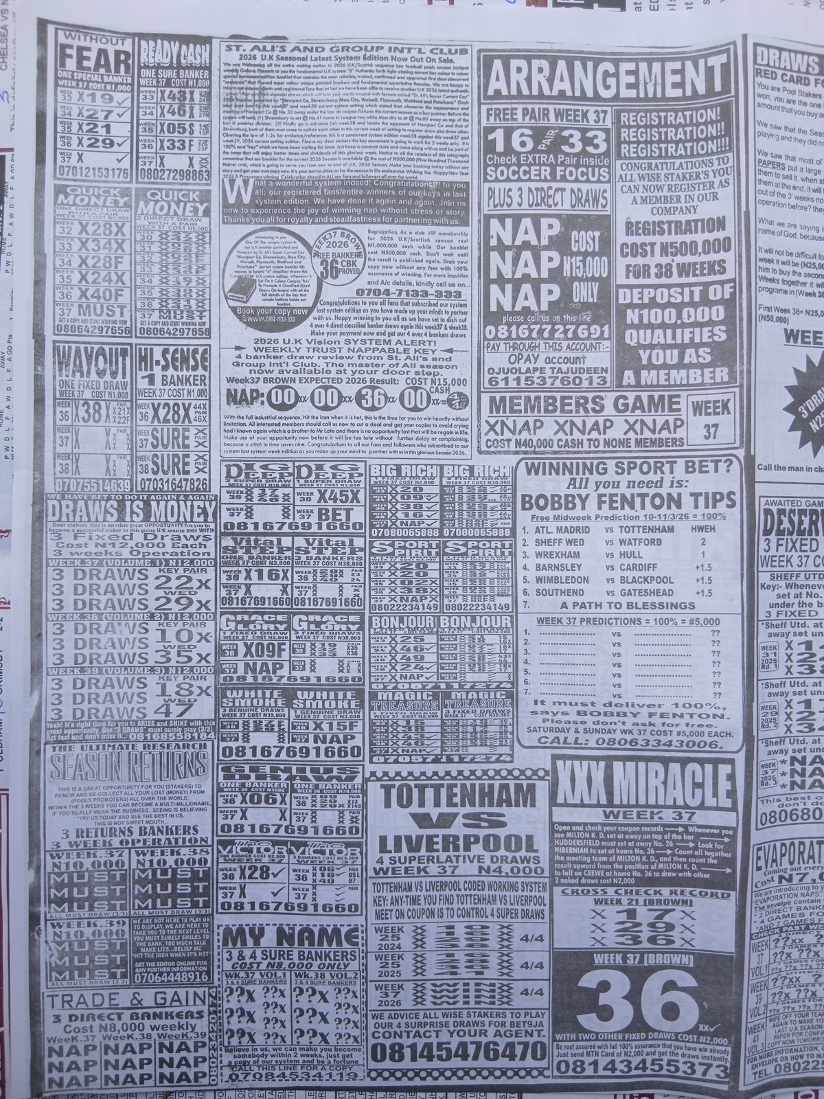 week 37 weekly telegraph 2026 page 14