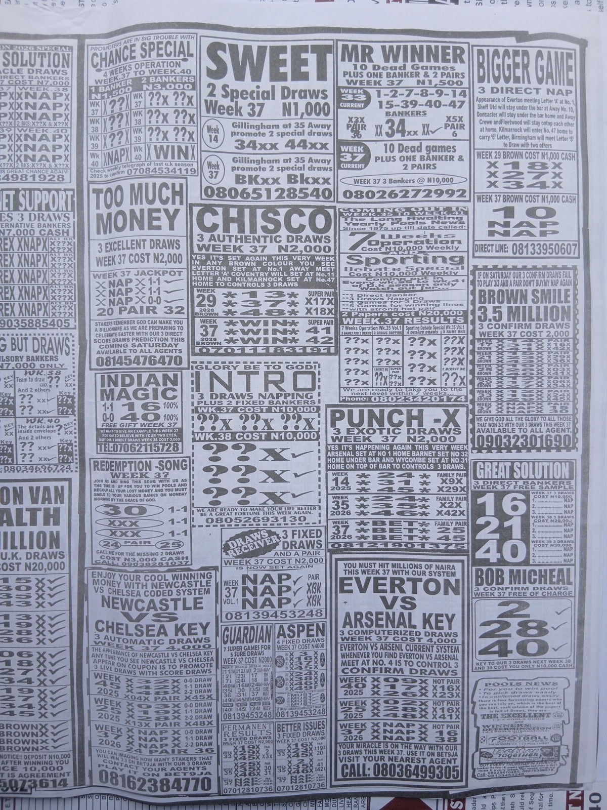 week 37 weekly telegraph 2026 page 19