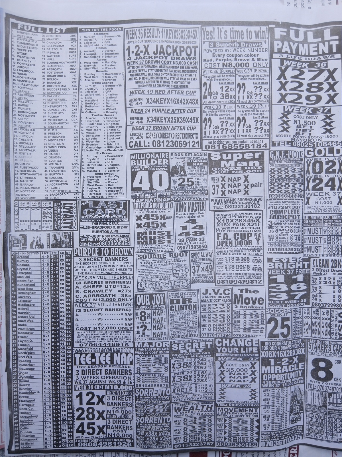 week 37 weekly telegraph 2026 page 2