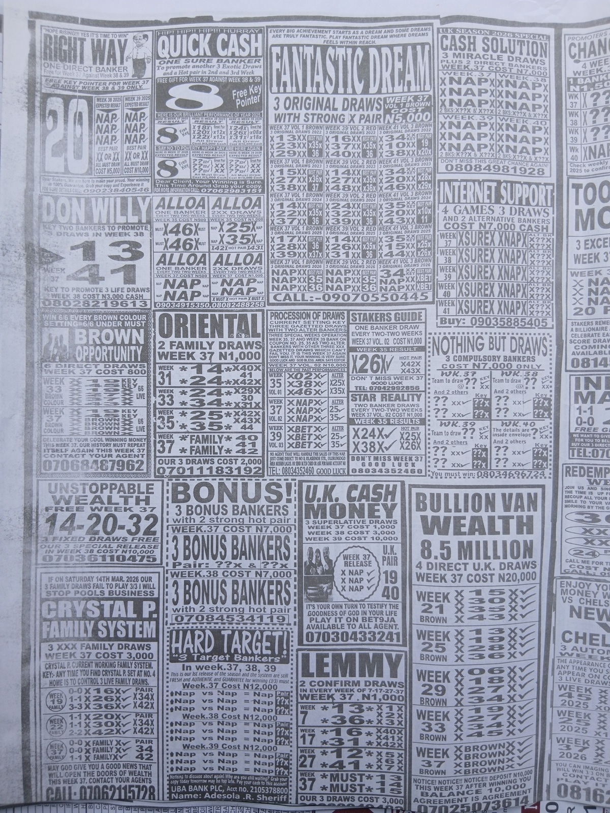 week 37 weekly telegraph 2026 page 6