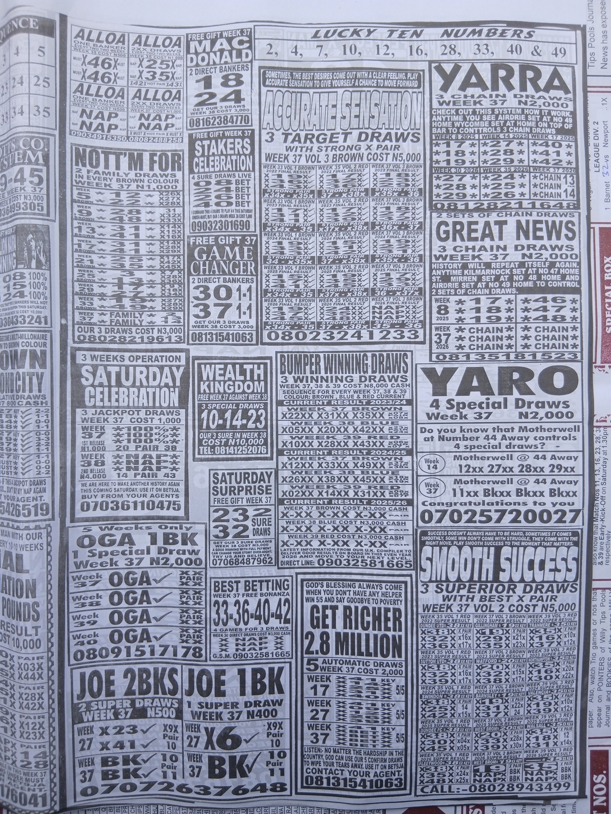 week 37 weekly telegraph 2026 page 7