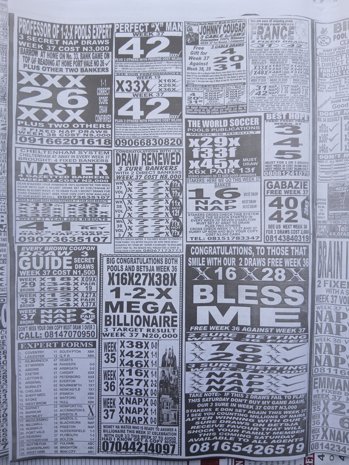 week 37 weekly telegraph 2026 page 8