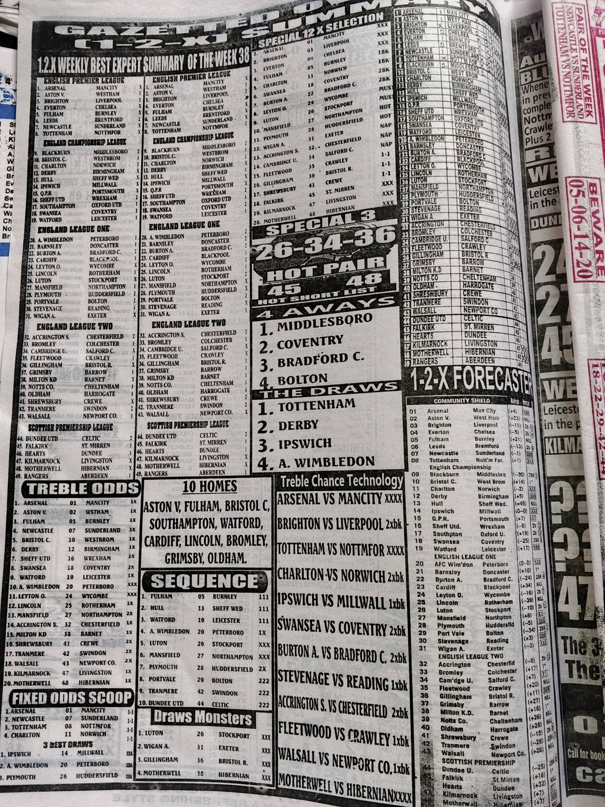 week 38 sporting telegraph 2026 page 2