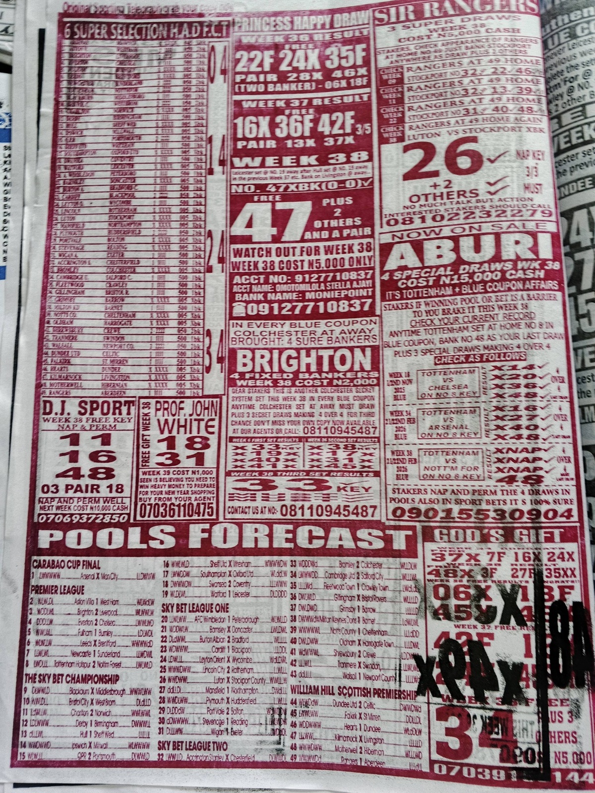 week 38 sporting telegraph 2026 page 6