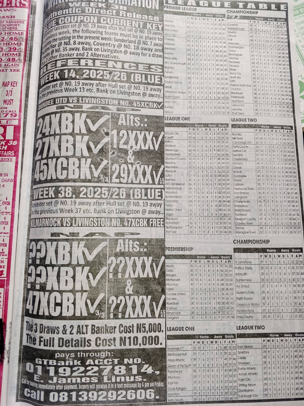 week 38 sporting telegraph 2026 page 7