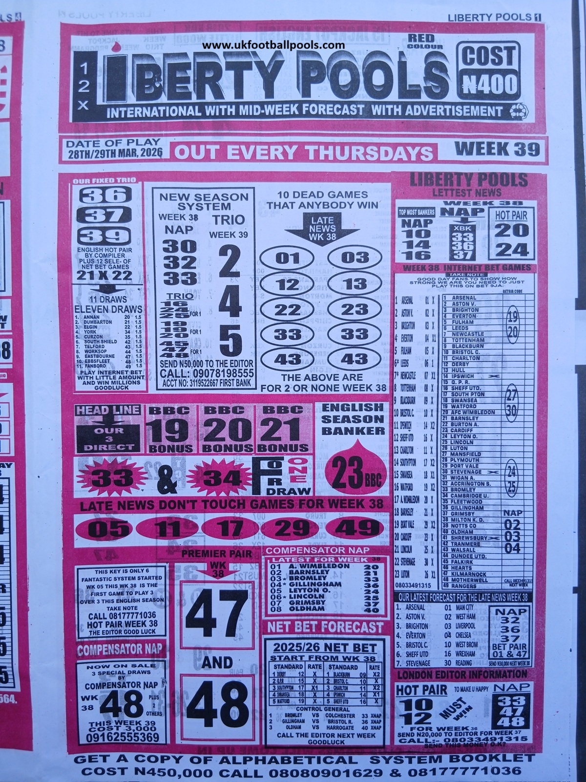 week 39 liberty international 2026 page 1