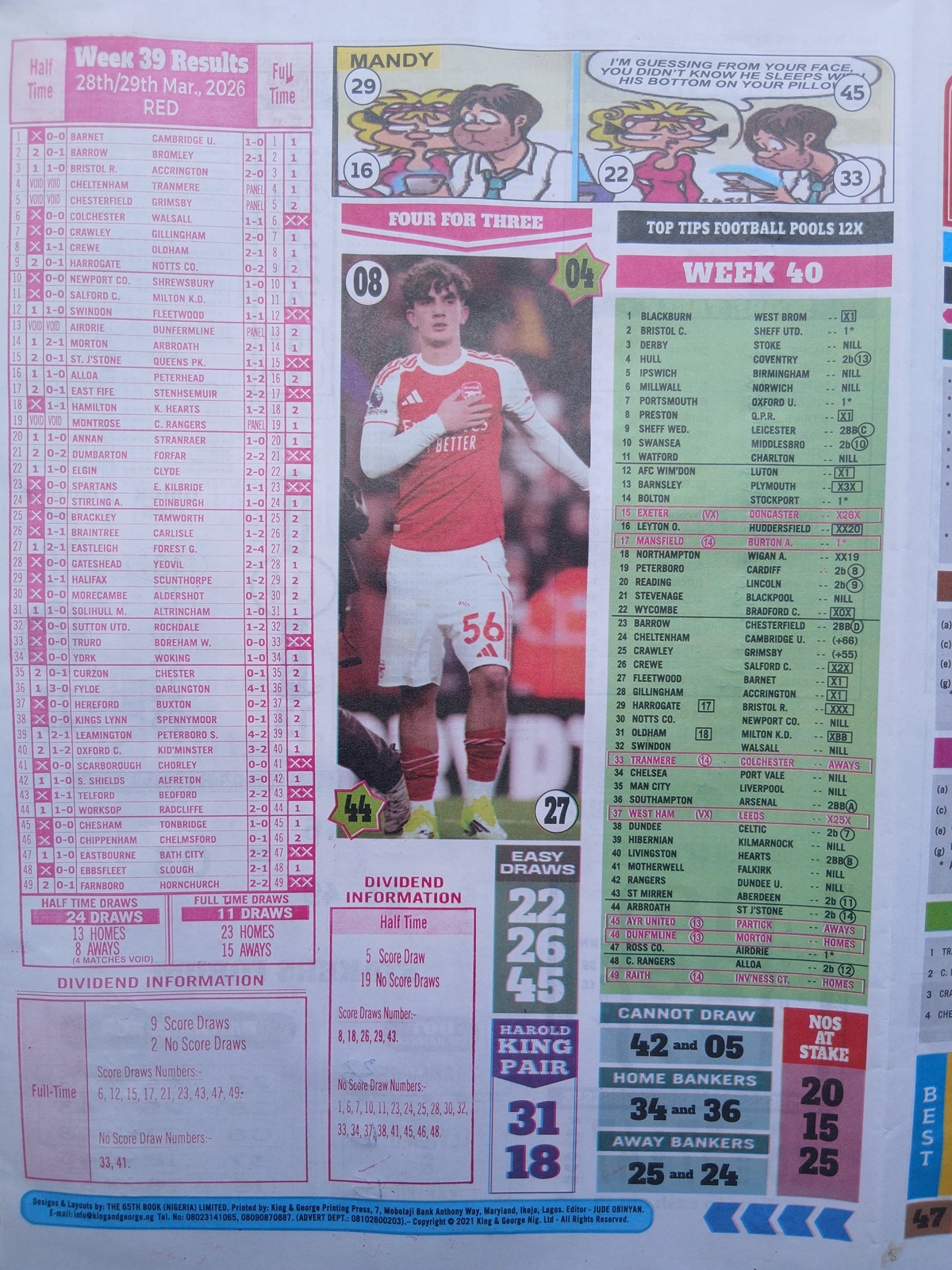 week 40 final results 2026 page 4