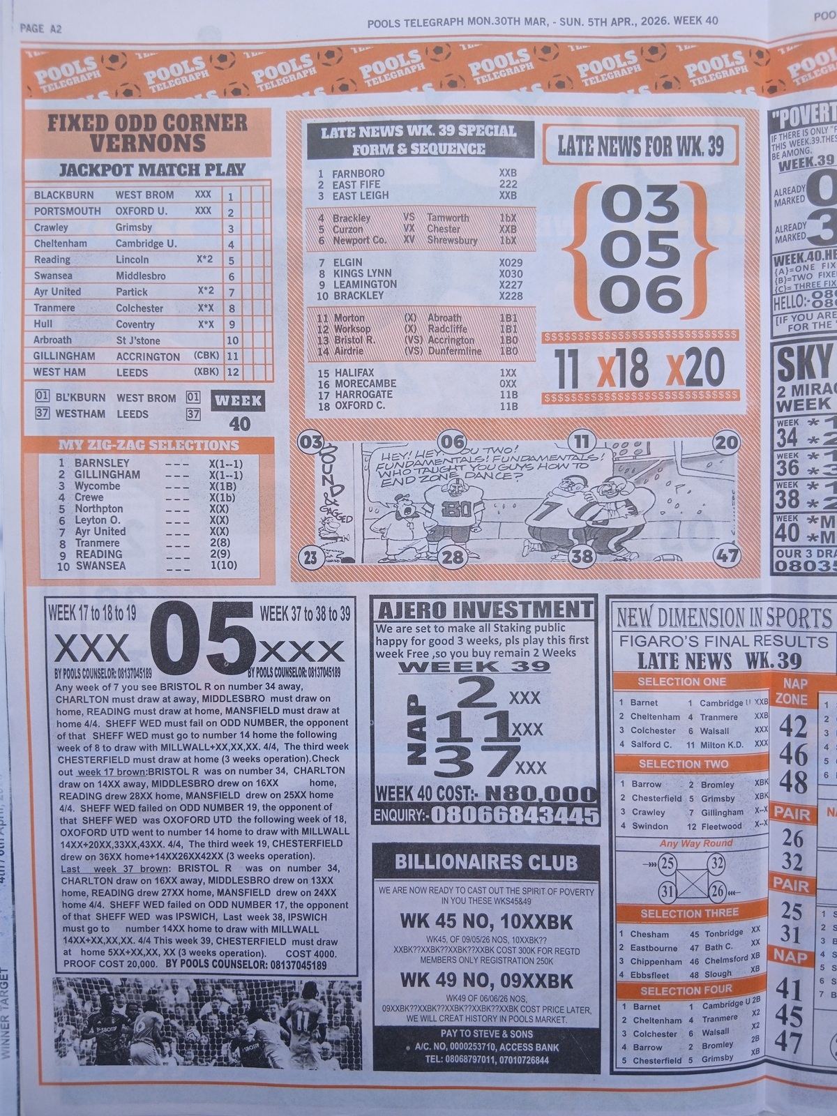 week 40 pools telegraph 2026 page 8