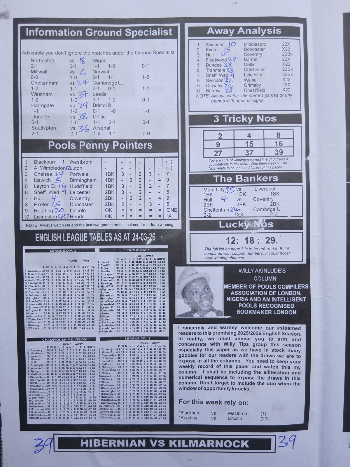 week 40 sporting informant 2026 page 2