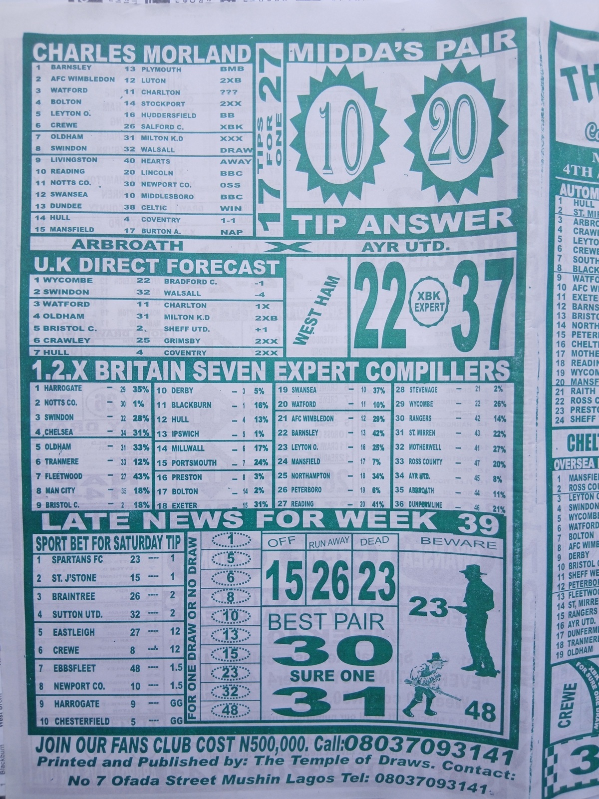 week 40 temple of draws 2026 page 4