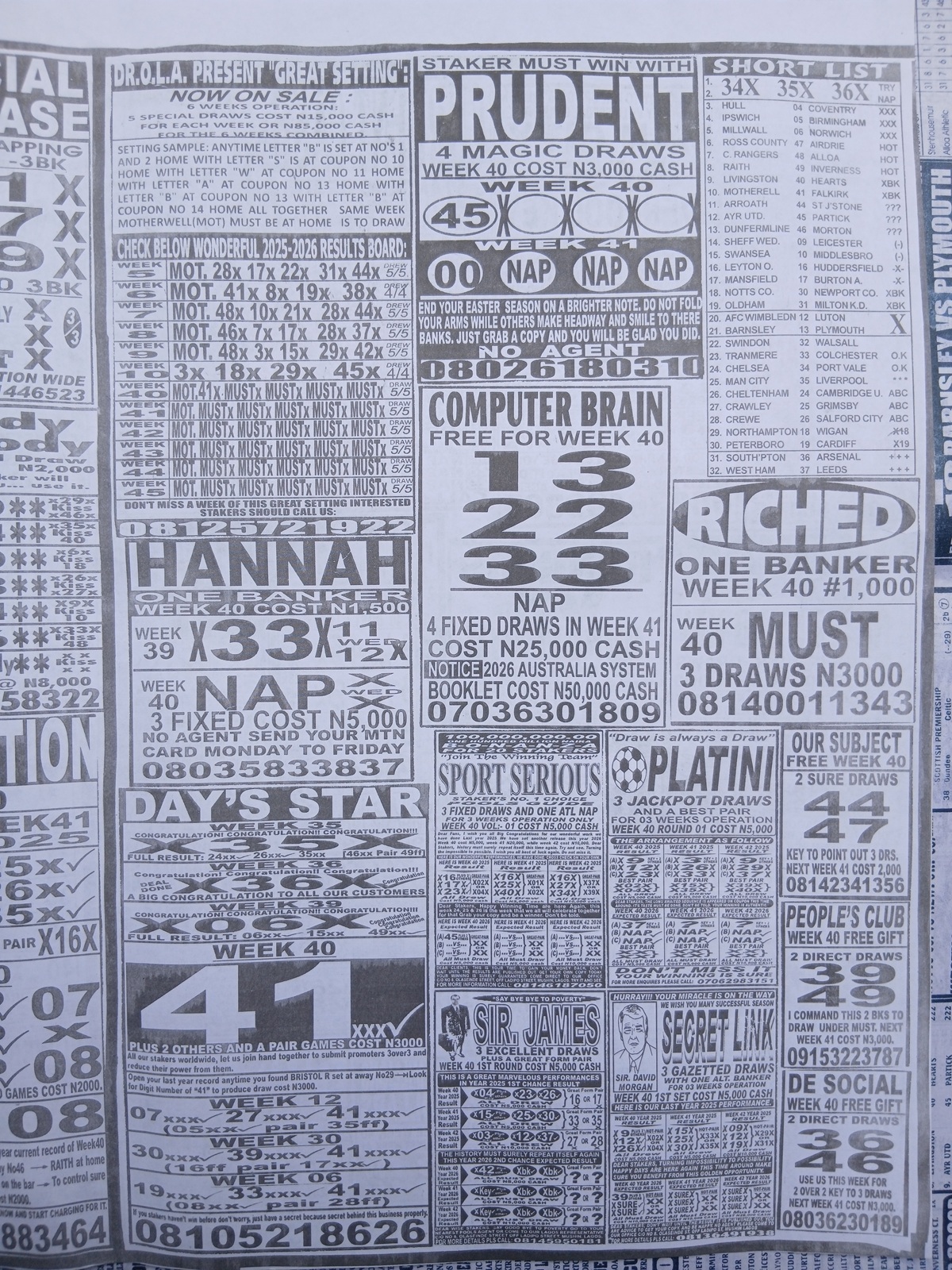 week 40 weekly telegraph 2026 page 13