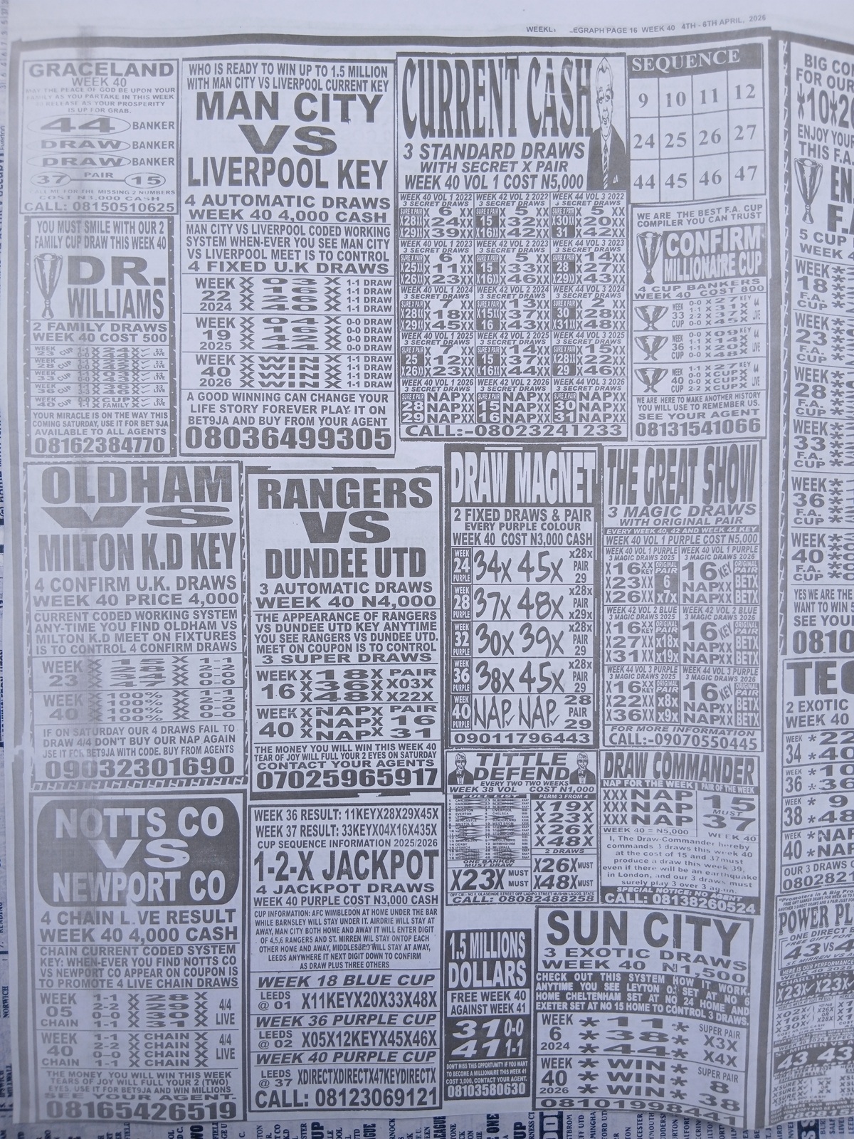 week 40 weekly telegraph 2026 page 14