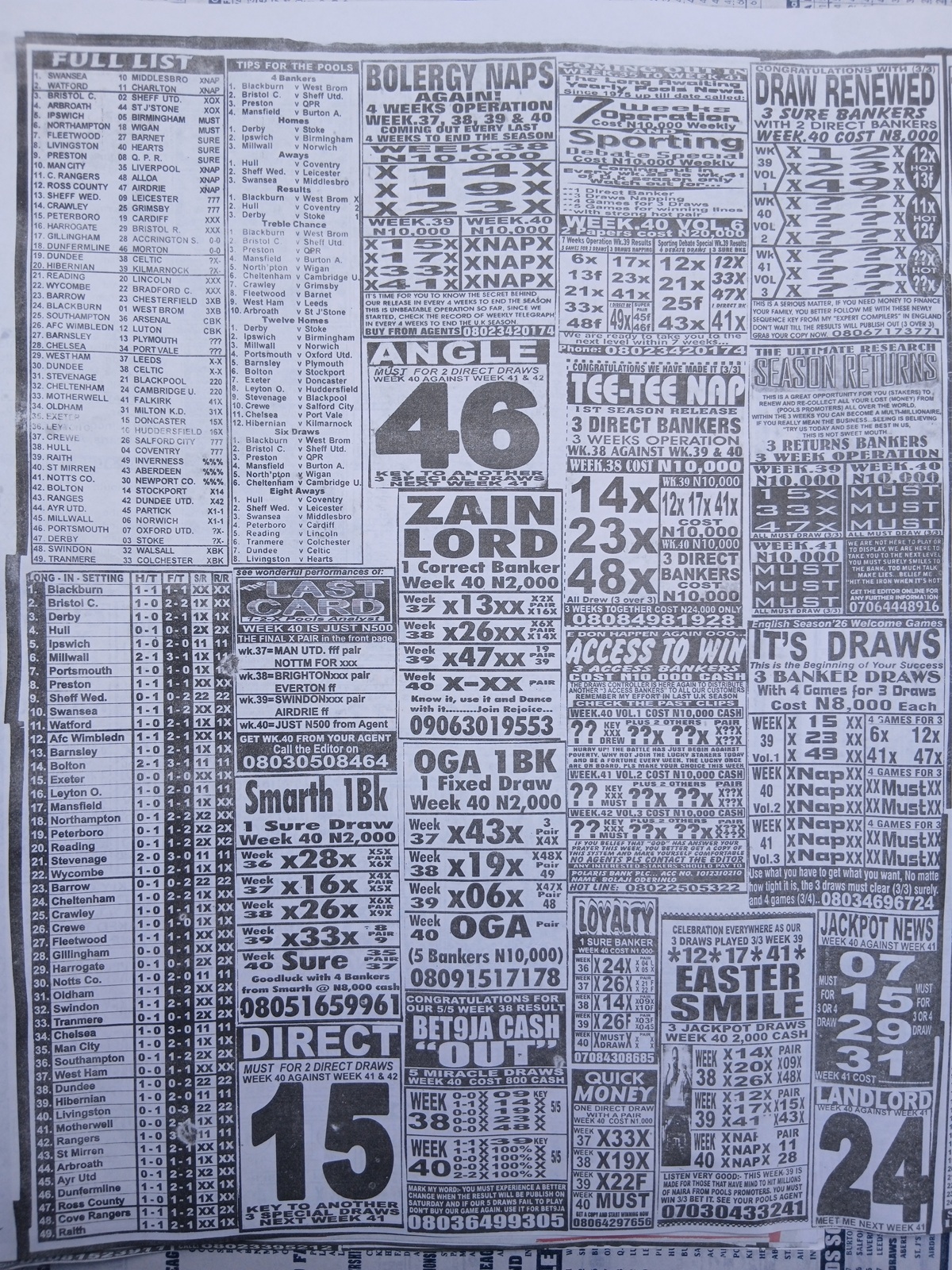 week 40 weekly telegraph 2026 page 2