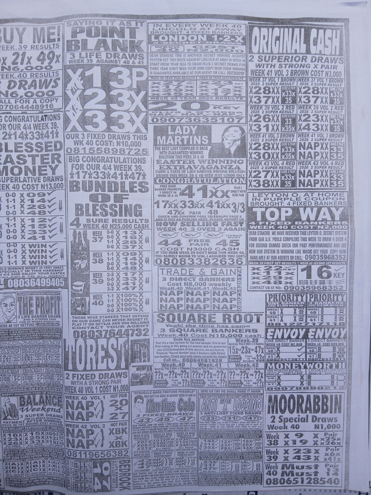 week 40 weekly telegraph 2026 page 21