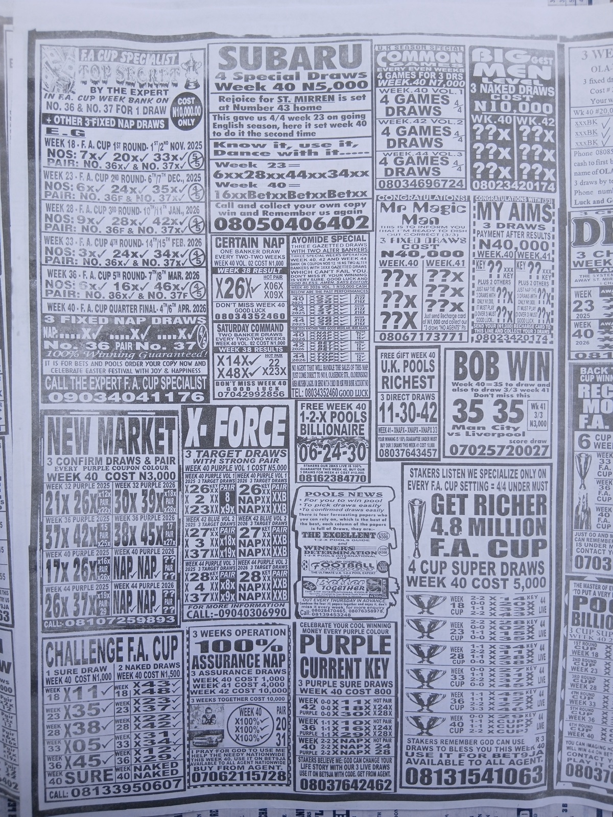 week 40 weekly telegraph 2026 page 6