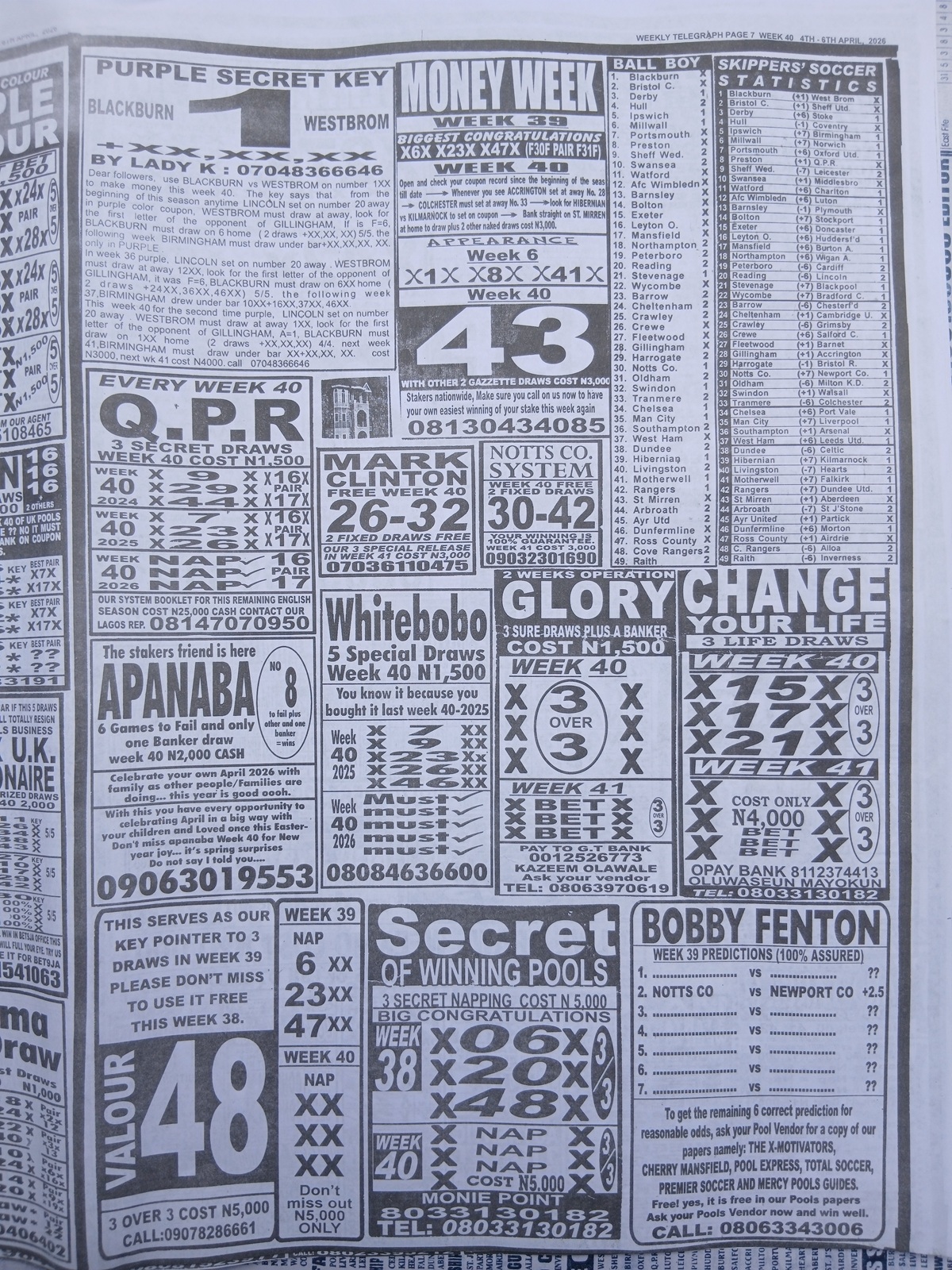 week 40 weekly telegraph 2026 page 7