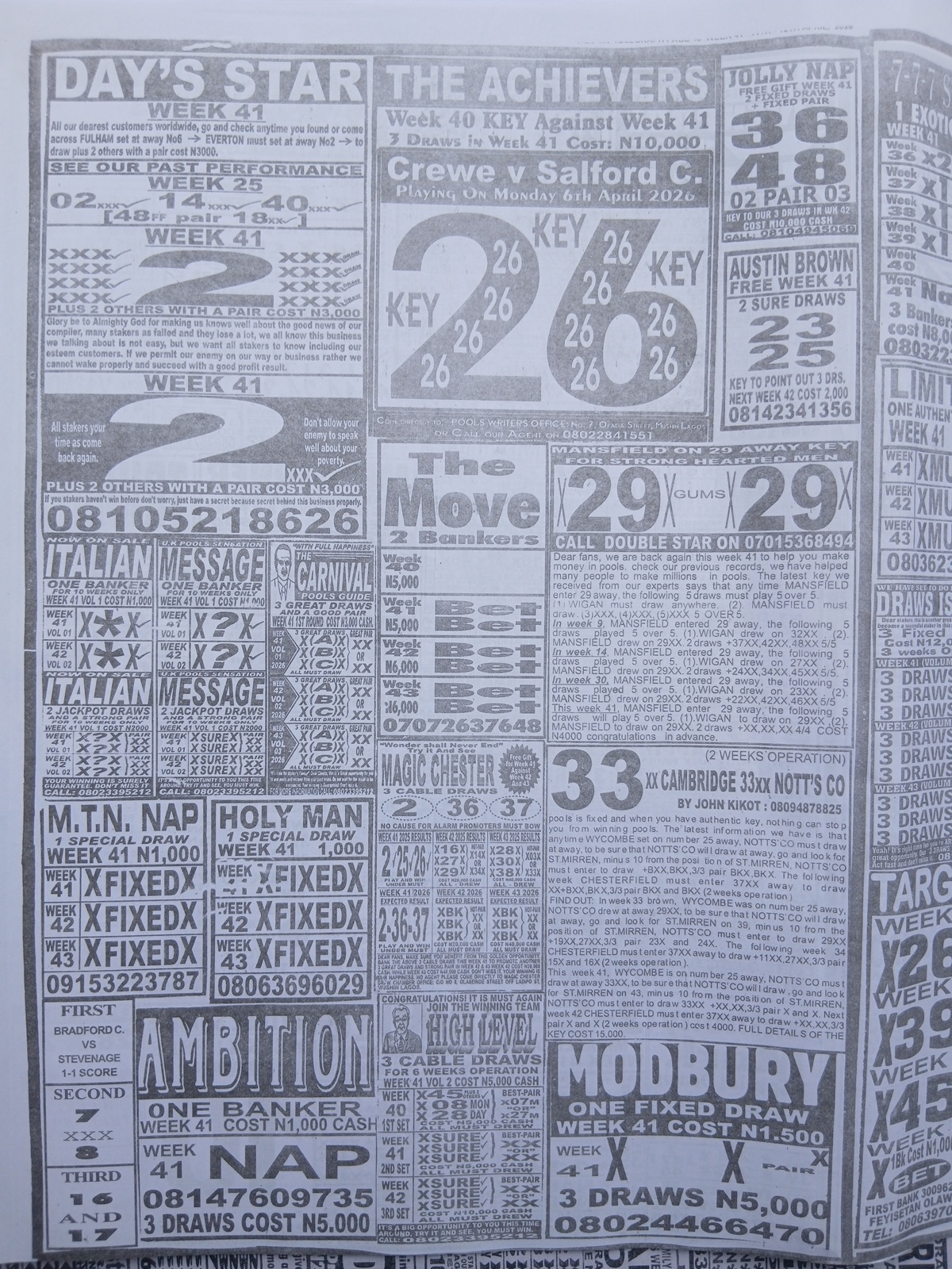 week 41 weekly telegraph 2026 page 16