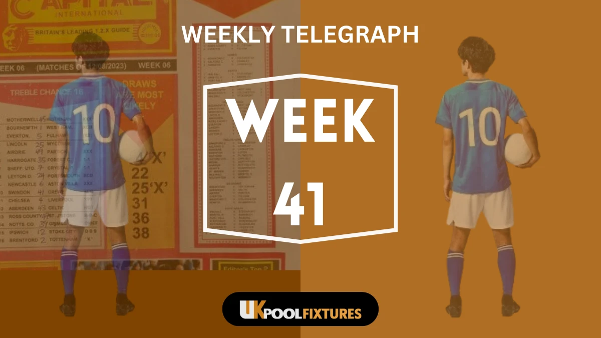 Week 41 Weekly Telegraph Papers 2026