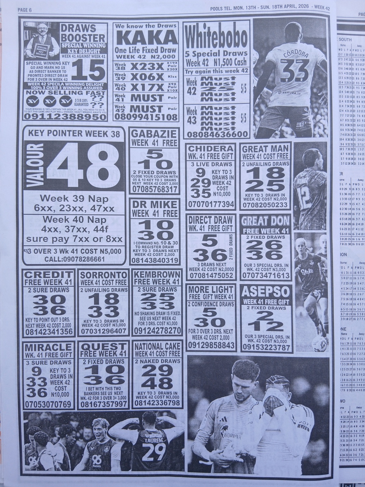 week 42 pools telegraph 2026 page 10