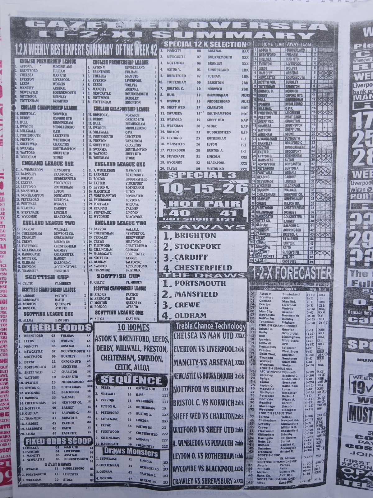week 42 sporting telegraph 2026 page 2