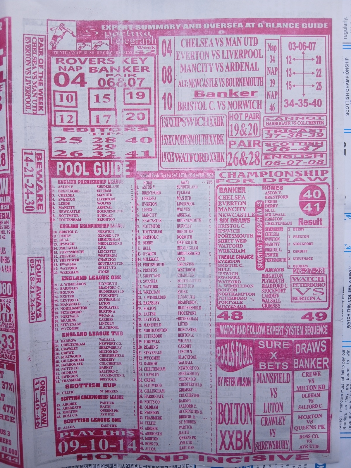 week 42 sporting telegraph 2026 page 3
